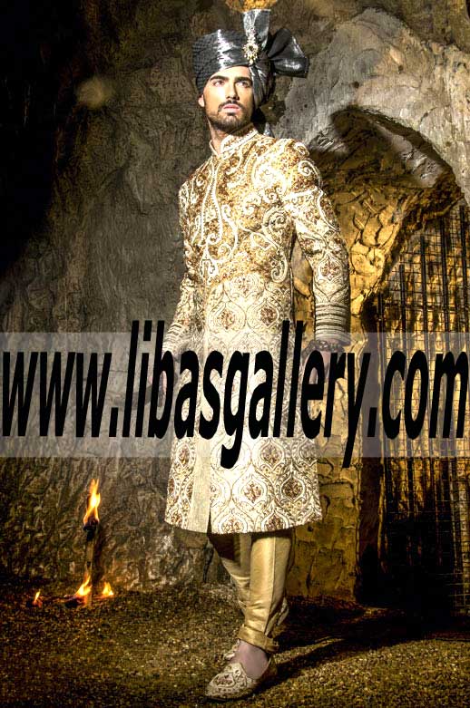 AHSANS Bespoke Menswear Sherwani Groomswear Collection Mens Kurta Shalwar Kameez Wedding Formal Wear Asiana Bridal Show Pakistan Fashion Week  PFW London Bridal Couture Week PFDC Sunsilk Fashion Week Soho Road, Handsworth Birmingham